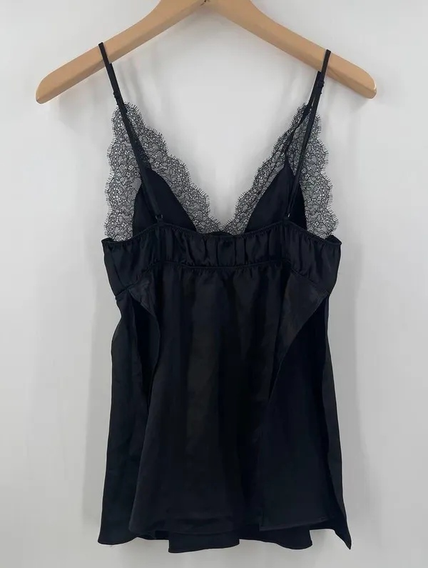 VICTORIA'S SECRET Lingerie Teddy Size Small Black Lace Sexy Lips Intimates - Image 2