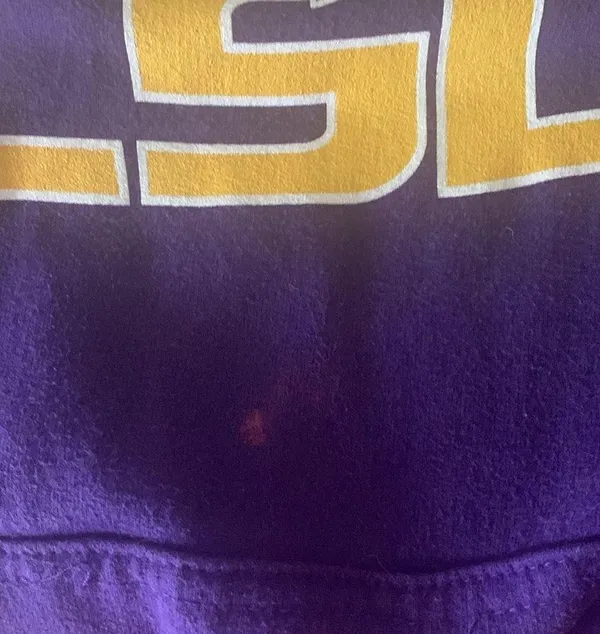 LSU Hoodie Size M - Image 3