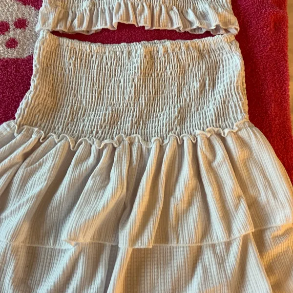 Lulu's Cream Skirt Set - Image 2