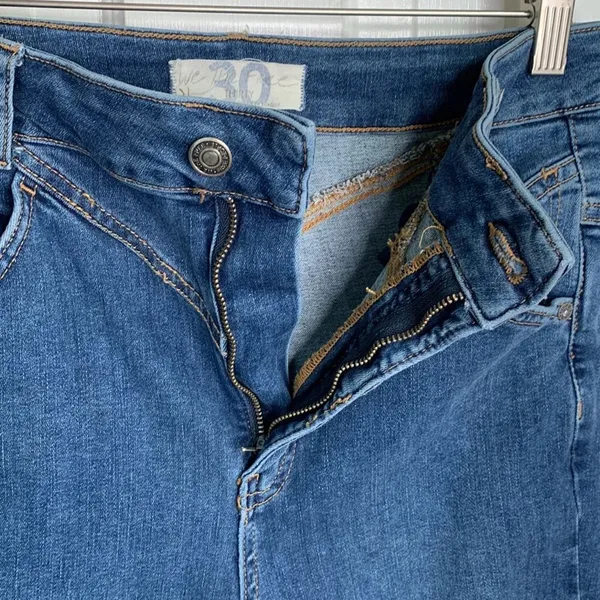 Free People We the Free Retro Skinny Jeans Medium Wash 80s High Rise W-865 Sz 30 - Image 3