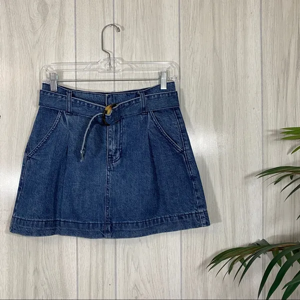 Free People We The Free Jade Belted Skirt size 26 - Image 3