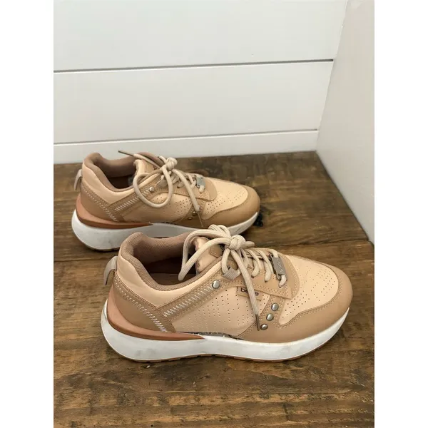 Bebe‎ Aleska Women's Chunky Sneakers Beige Size 6 Casual Athletic - Image 3