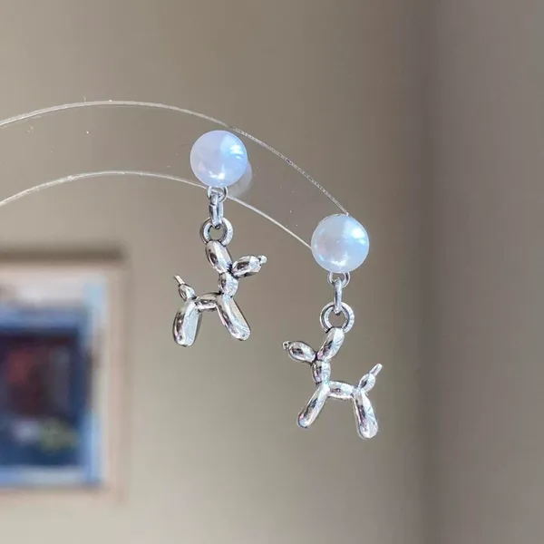 Handmade cute retro y2k ballon dog earrings 🐶🎈 - Image 3