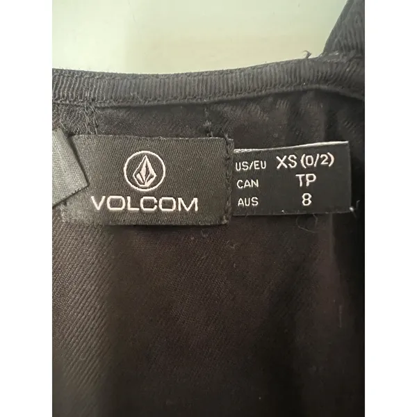 VOLCOLM‎ Overall Shortalls black XS Shorts Romper Cotton - Image 2