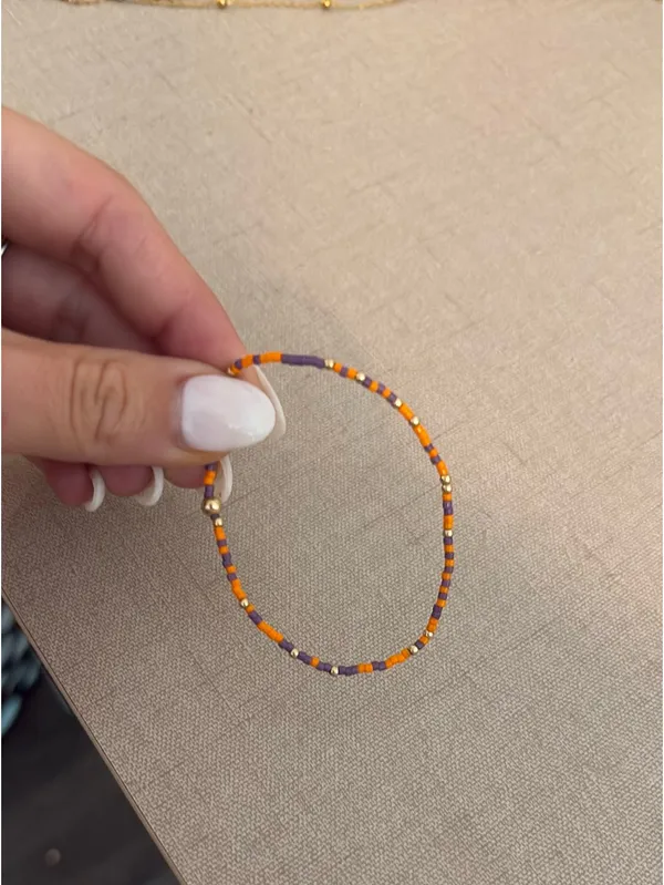 Orange and purple enewton bracelet - Image 2