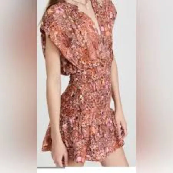 A.L.C.‎ Carly Silk Floral Mini Dress - Image 5