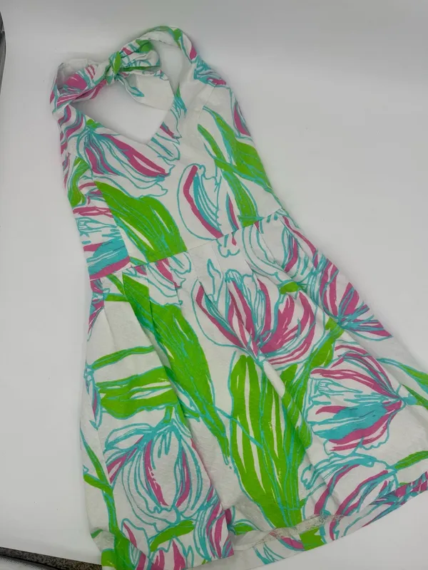 Lilly Pulitzer 'Ring the Bellboy' Ross Halter Dress in Floral Tulip Print - Image 5
