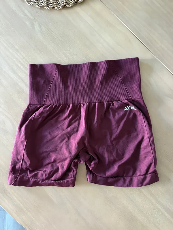 AYBL Empower Seamless Shorts Red Wine  - Image 3
