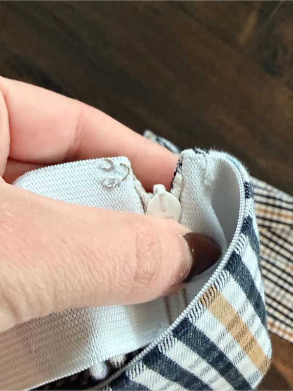 A New Day Blue and White Check Pants - Image 3