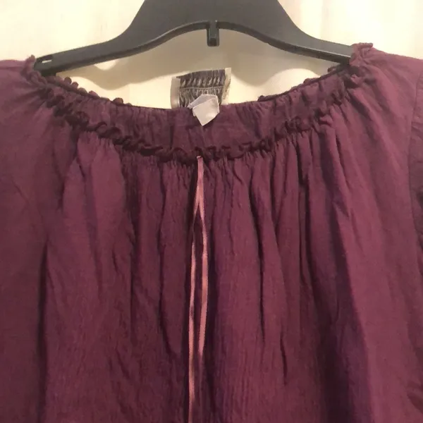 🥳Host Pick 6/18 🥳 🎉 4 for $20 New Addition Maternity Peasant Blouse Purple Size undefined - Image 3