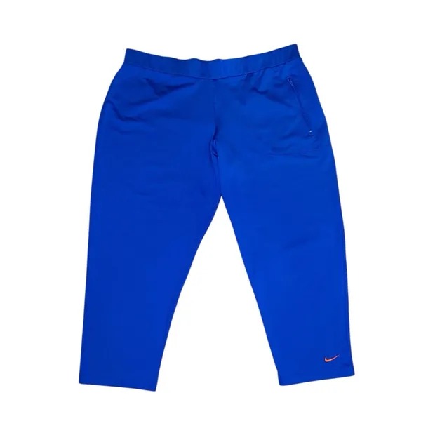 Nike Florida Gators NCAA Royal Blue Workout‎ Leggings Women’s XL Capris - Image 3