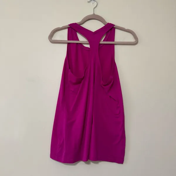 Athleta Magenta Racerback Tank Top - Image 2