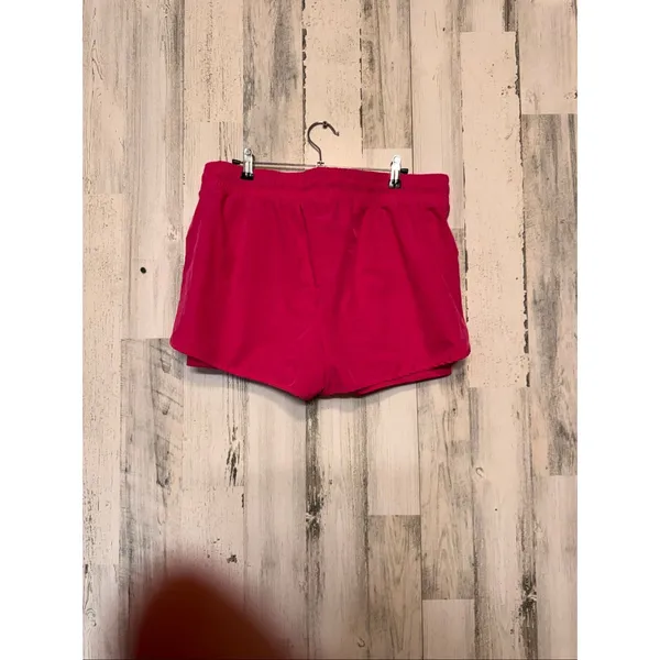 Velocity Hot Pink Running Shorts Womens Size Extra Large XL Drawstring Activewea - Image 4
