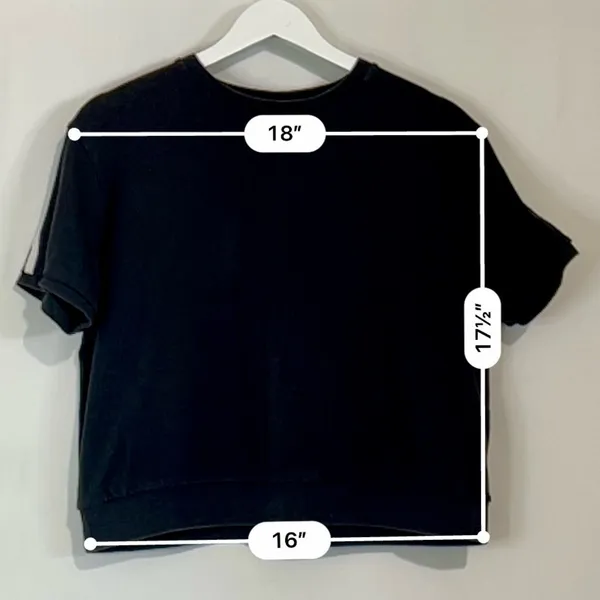 Oak + Fort Women’s Short Sleeve T-Shirt Black Size Small EUC - Image 6