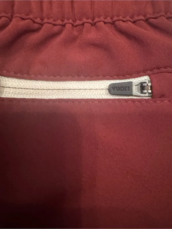 Vuori Clementine 2.0 Performance Shorts - Size XS - NWOT Crimson Red - Image 3