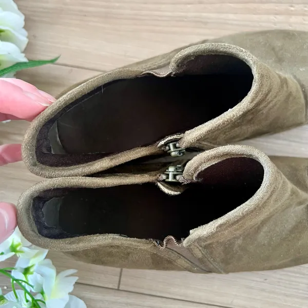 SO Olive Green Booties Brown Size 7.5 - Image 12