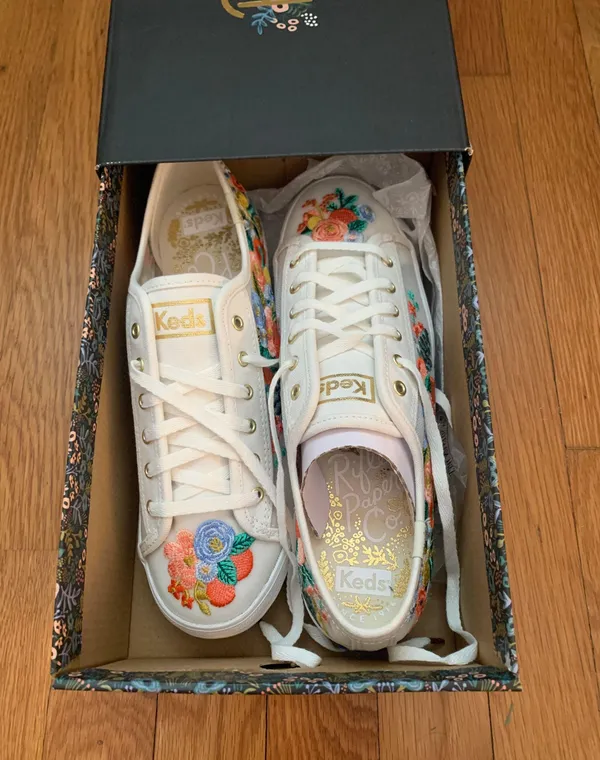 Keds Floral Embroidered  Shoes - Image 2