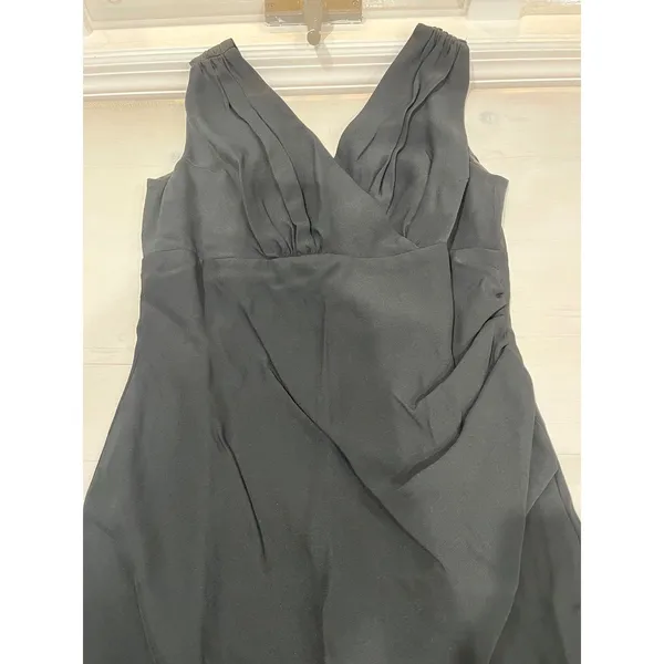 Nicole Miller Black Maxi Dress Evening‎ Gown Formal Party Sleeveless Women's - Image 4