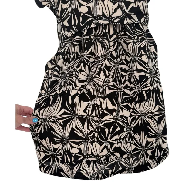 Anthropologie Postmark Sonata‎ Tie-Back Mini Dress Size Small - Image 10