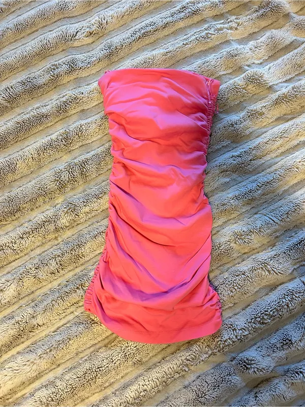 Pink Zara Strapless Tube Dress - Image 3