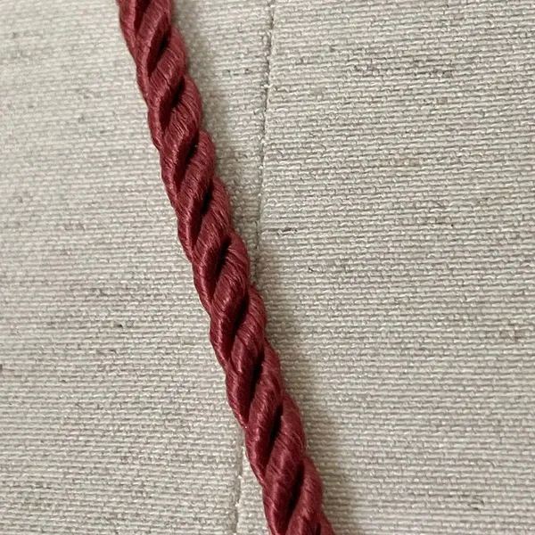Red crossbody Bag with beads - Image 7