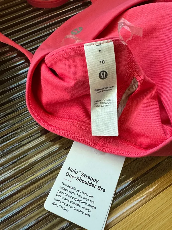 Lululemon Nulu Strappy One Shoulder Strap - Image 6