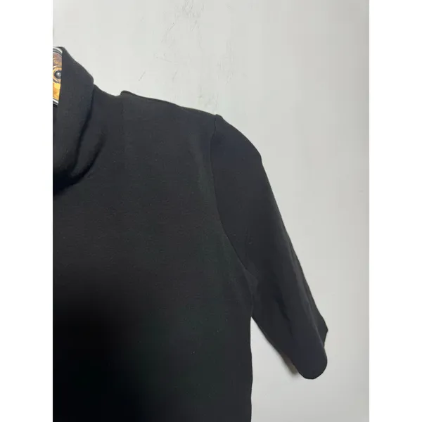 Brand New OGL Women's Size Small Black Knit Mock Neck Pullover Top Shirt - Image 5