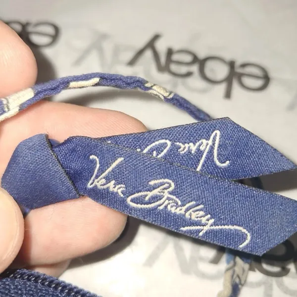 Vera Bradley Blue Green Floral Zip-ID Coin-Purse Wristlet - Image 3