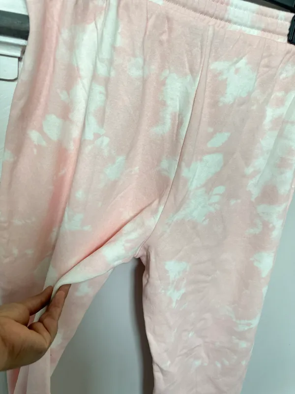 Rails Susan Komen Women s Size 2XL Pink Tie Dye Jogger Pants Ramona Warrior - Image 9