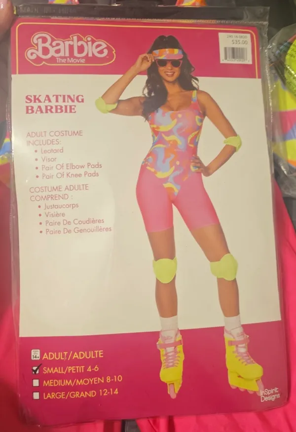 Skating Barbie Costume Pink - Image 2