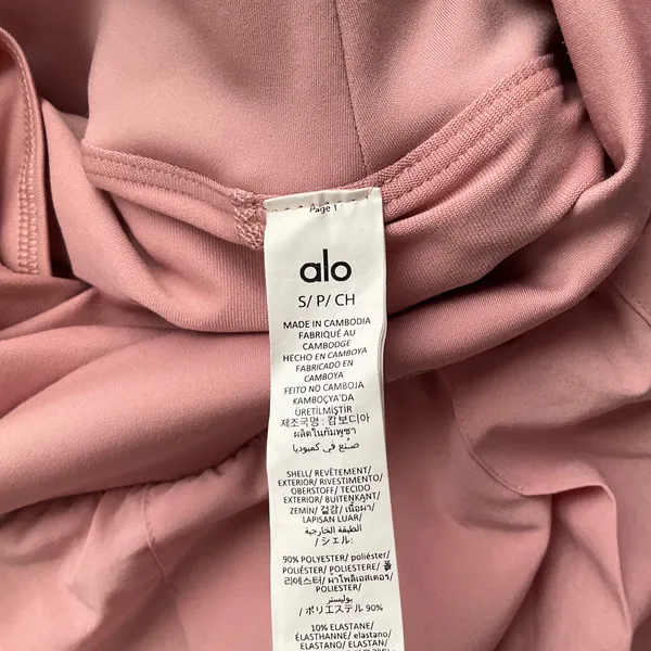Alo Yoga Double Or Nothing Tennis Skirt Vintage Pink S - Image 3