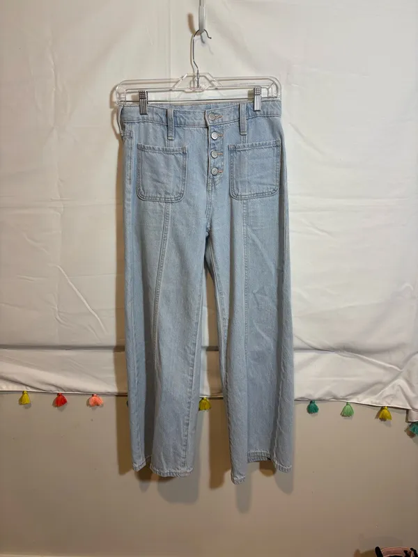 Kids Old Navy Light Wash Denim Jeans - Image 2