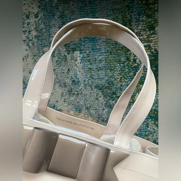 Ted Baker London nude medium PVC Icon bow tote bag - Image 3