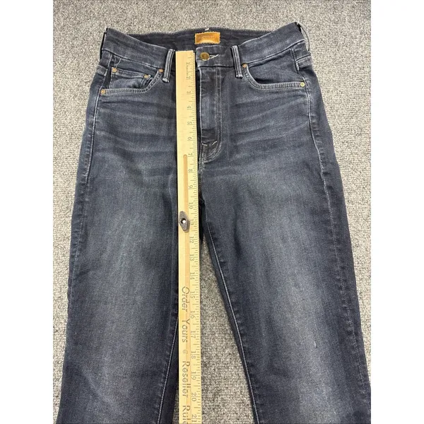 MOTHER High Waisted Looker Jeans Womens 27 Dark Wash Skinny Stretch Designer - Image 7