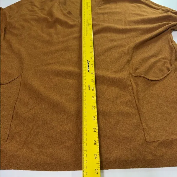 Altar'd State V-Neck Sweater in Rich Tan/burnt Orange-ish - Image 5