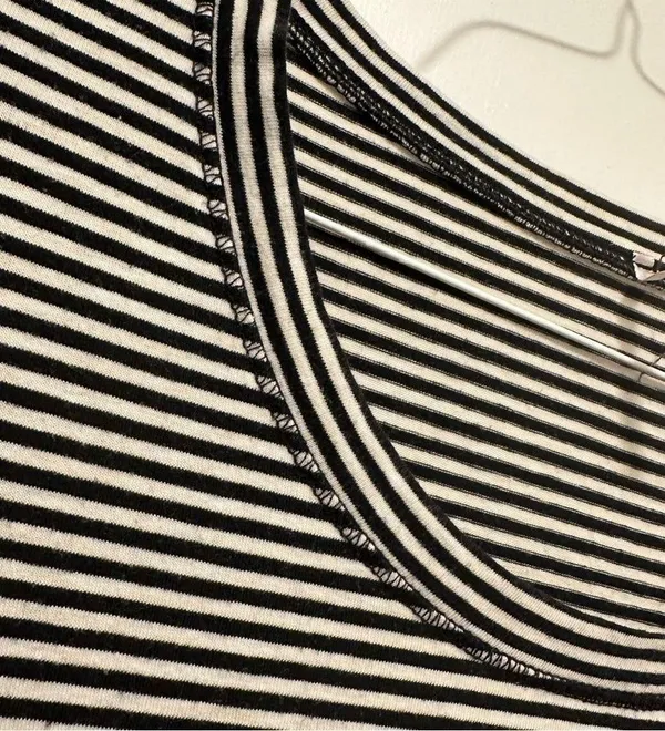 Free with any order stripped long sleeve Gray - Image 4