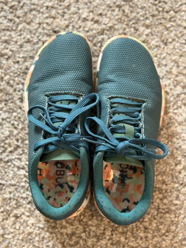 Teal Nobull Trainers Floral Collection CrossFit Leaf 6 - Image 2