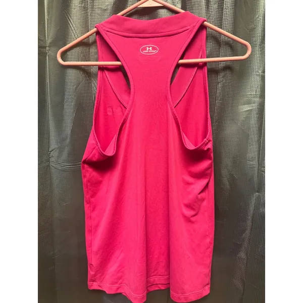 Under Armour Heat Gear Pink Razor Back Workout Tank Size Small - Image 6