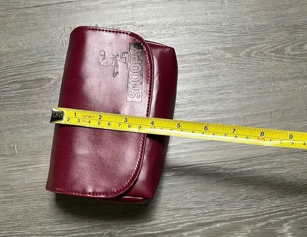 Peanuts snoopy burgundy red faux leather crossbody bag - Image 6