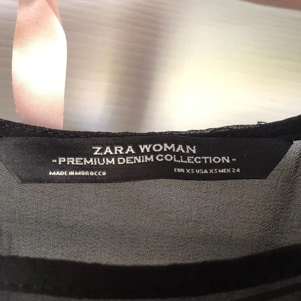 Zara high-low sheer midi dress, size xs - Image 4