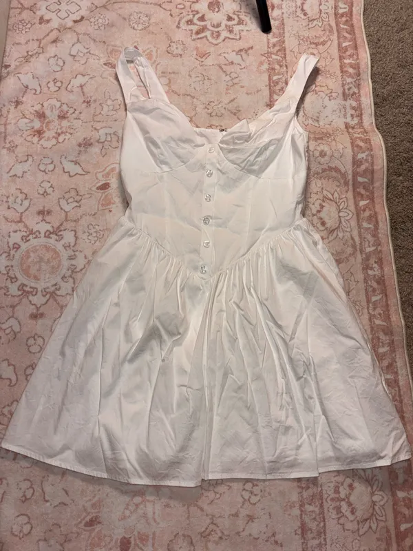 Revolve Jaquie Mini Dress in White size S - Image 2