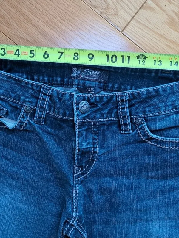 Silver Jeans Suki Women’s W34xL25 Flared Ankle Jeans Medium Wash Mid Rise - Image 8