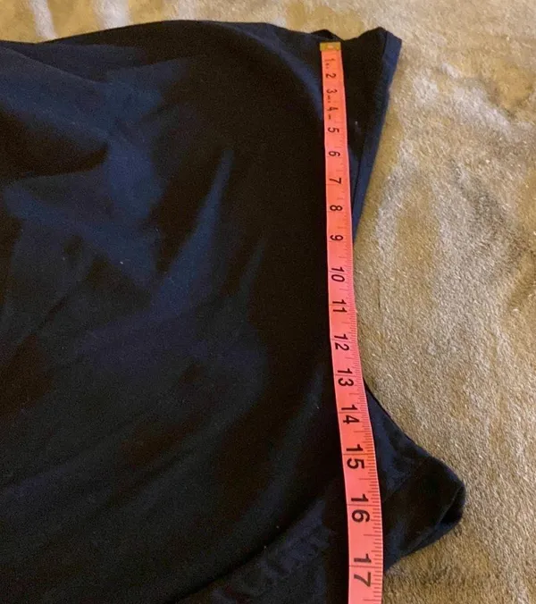Unisex black scrubs size 2X - Image 4
