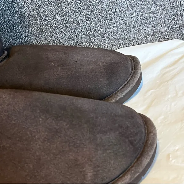 BearPaw Women’s Elle Tall Classic‎ Brown Suede Boots Sz 11 Winter Preppy Comfort - Image 7