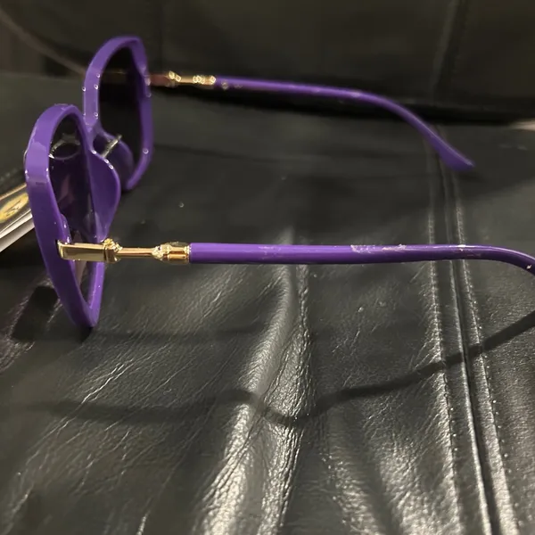 Luxury Purple Sunglasses - Image 4