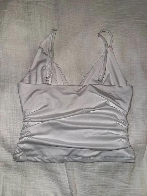 Ruched tank top Gray - Image 2