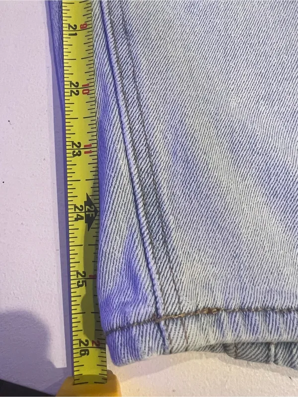 Madden Girl draw string barrel leg jeans size L - Image 9
