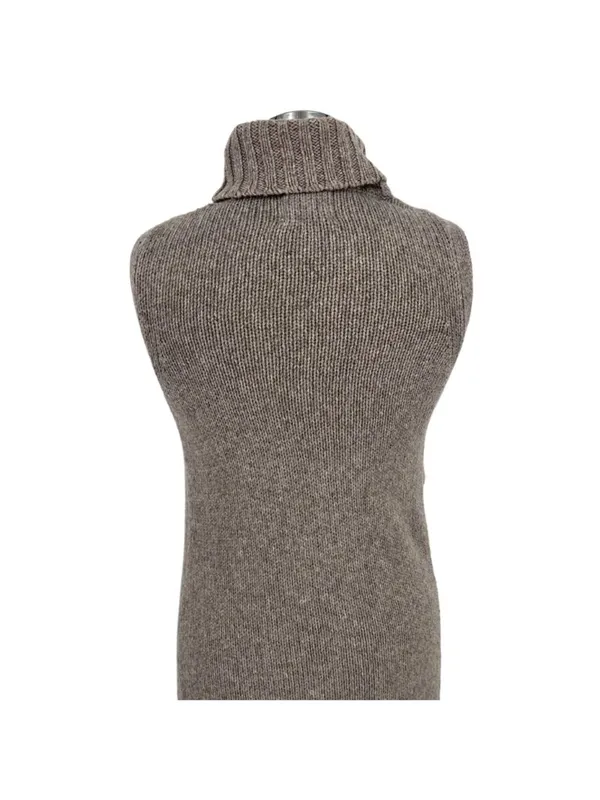 Anthropologie Nomad Morgan Carper Fringe Sweater Dress Gray Western Size Small - Image 6