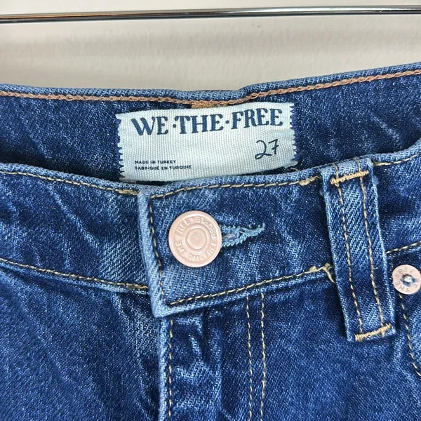 We The Free‎ Baggy Wide Leg Carpenter Pants Jeans Zip Fly Size 27 - Image 5