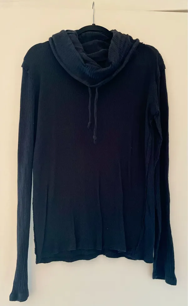 Free People Black Long Sleeve Top Medium Women’s - Image 2